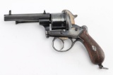Unsigned Pinfire Revolver 12mm SN: 2276