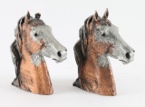 Fine Art Metal Horse Heads