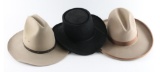 Lot Of Three Cowboy Hats