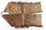 Antique Leather Shotgun Chaps