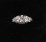 Vintage Art Deco Diamond Ring Set