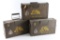 Lot of 3 Wooden Ammo Boxes