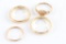Collection Of Four Yellow Gold Bands