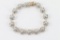 Aquamarine Daisy Motif Bracelet