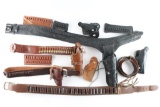 Lot of Holsters and Belts