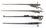 Lot of 4 Military Rifle Actions