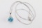 Sparkling Swiss Blue Topaz & Diamond