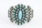 Vintage Zuni Turquoise Cluster Cuff