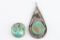 Navajo Turquoise Pendant & Mounted Stone