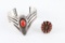 Navajo Coral Cuff & Ring
