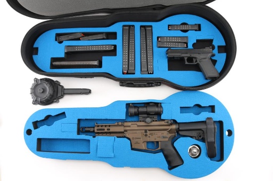 CMMG MkGs Banshee & Glock 17 Two Gun Set
