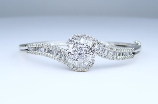 Sensational Bangle Bracelet featuring over 155