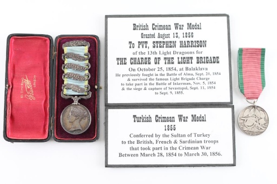 Named Crimean War Medal-Balaklava.