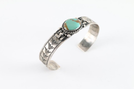 Fred Harvey Style Rolling Log Cuff