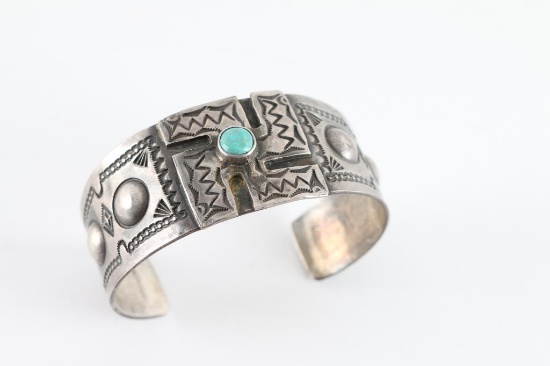 Fred Harvey Style Rolling Log Cuff