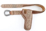 Fancy Mexican Piteado Holster Rig