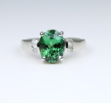 Brilliant Fine Certified G.I.A. Green