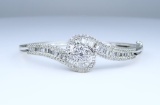 Sensational Bangle Bracelet featuring over 155