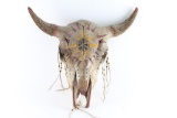 Sioux Painted Buffalo Skull