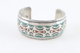 Native American Inlaid Cuff