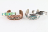 Lot of 4 Cuff Bracelets