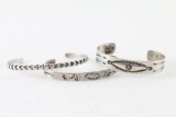 Lot of 3 Navajo Cuffs