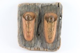 Fine Bronze Babies in Papooses