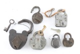 Lot of Vintage/Antique Padlocks