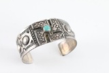 Fred Harvey Style Rolling Log Cuff