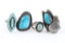 Lot of 4 Native American Rings