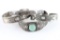 Collection of 4 Native American Cuffs