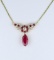 Brilliant Natural Vivid Red MQ cut Ruby