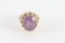 Ladies Amethyst Ring set