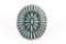 Zuni Turquoise Pettipoint Ring