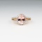 Charming Fine Quality Morganite and Diamond