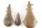 Lot of 3 Vintage Powder Flasks