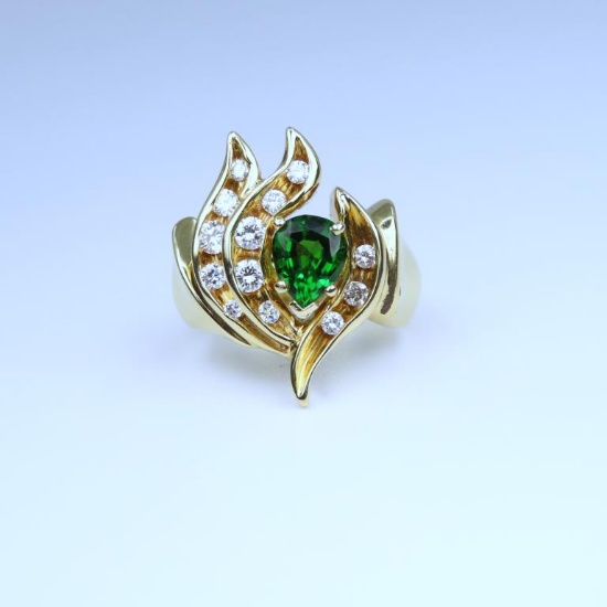 Brilliant AAA Quality Green Tsavorite Garnet