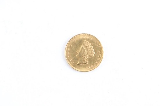 1854 $1 Gold Coin