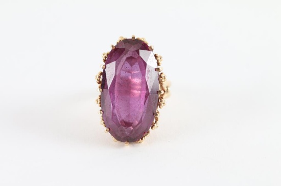 Ladies Amethyst Cocktail Ring