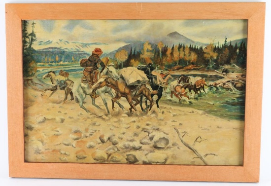 Original Oil On Board