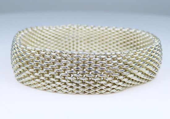 Genuine Tiffany & CO. Woven Bangle