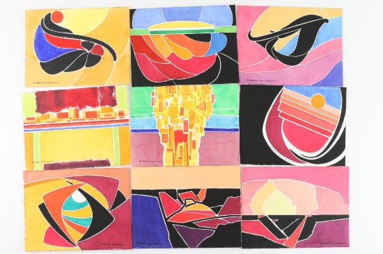 Collection of 9 Small Abstracts