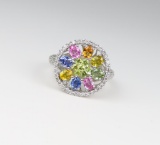 Gorgeous Designer Multi-Colored Sapphire
