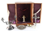 Antique Priest Blessing Case