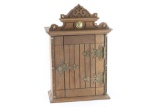 Antique Oak Catholic Case