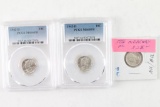 Lot of 3 Dimes