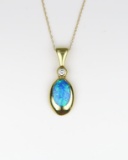 Brilliant Fine KABANA Black Opal and Diamond