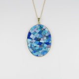 Wonderful Natural Black Opal Pendant