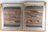 Lot of 2 Framed Rugs