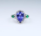 Gorgeous AAA Quality Pear Shape Tanzanite